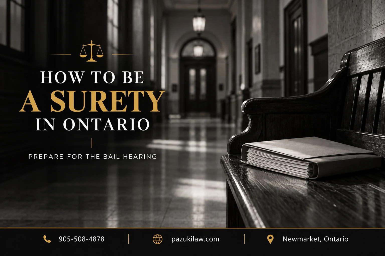 how to be a surety in ontario
